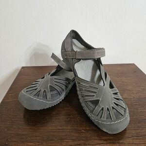 J Sport Jambu Poppy Gray Fisherman Sandals Vegan All-Terra S9POP19 Womens 7.5M